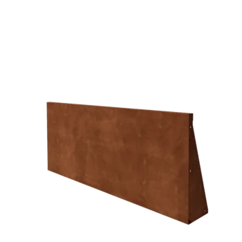 Muro di contenimento in acciaio corten - Dirrita - 150 x 60 cm