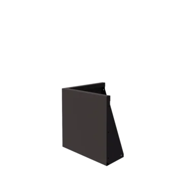 Muro di contenimento in acciaio - Angolo esterno - 50 x 50 x 50 cm - Altri colori RAL