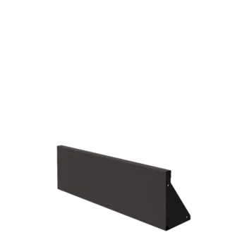 Muro di contenimento in acciaio - Dirrita - 100 x 30 cm - RAL7016 opaco (grigio antracite)