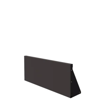 Muro di contenimento in acciaio - Dirrita - 100 x 40 cm - Altri colori RAL