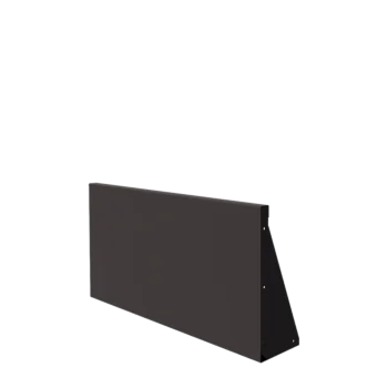 Muro di contenimento in acciaio - Dirrita - 100 x 50 cm - RAL7016 opaco (grigio antracite)