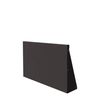 Muro di contenimento in acciaio - Dirrita - 100 x 60 cm - RAL7016 opaco (grigio antracite)