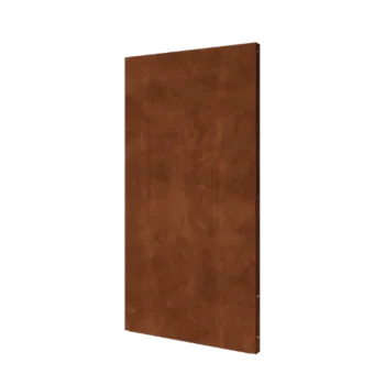 Pannello decorativo in acciaio corten - Base - 100 x 6 x 190 cm