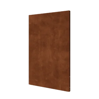 Pannello decorativo in acciaio corten - Base - 120 x 6 x 190 cm