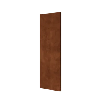 Pannello decorativo in acciaio corten - Base - 60 x 6 x 190 cm