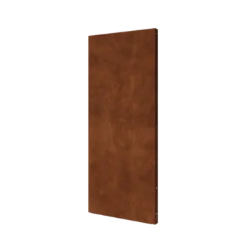 Pannello decorativo in acciaio corten - Base - 80 x 6 x 190 cm