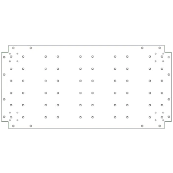 Piastra di base in acciaio zincato - 50 x 100 cm