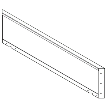Fioriera in acciaio corten - Panello - 30 x 120 cm