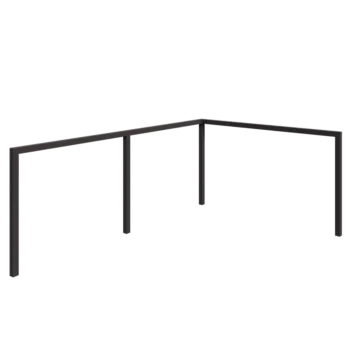 Pergola in acciaio - Hoek - 600 x 412 x 230 cm - Altri colori RAL - Senza base in cemento