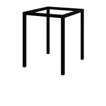 Pergola in acciaio - Quadrato - 224 x 200 x 230 cm - RAL9005 opaco (nero) - Senza base in cemento