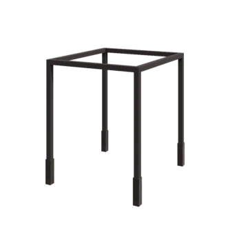 Pergola in acciaio - Quadrato - 274 x 250 x 230 cm - RAL7016 opaco (grigio antracite) - Con base in cemento