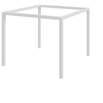Pergola in acciaio - Quadrato - 324 x 300 x 230 cm - RAL9010 opaco (bianco) - Senza base in cemento
