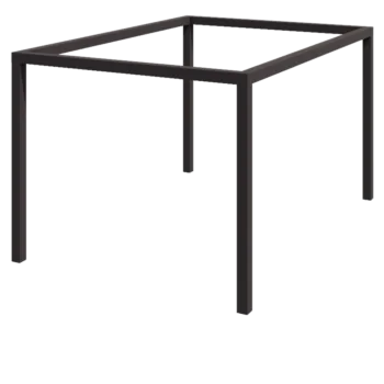 Pergola in acciaio - Quadrato - 424 x 300 x 230 cm - Altri colori RAL - Con base in cemento