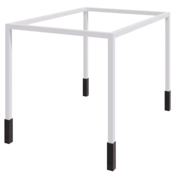 Pergola in acciaio - Rettangolo - 424 x 300 x 230 cm - RAL9010 opaco (bianco) - Con base in cemento