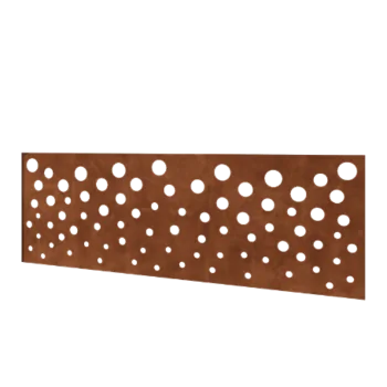Recinzione in acciaio corten H - Panello B - 180 x 63,3 cm