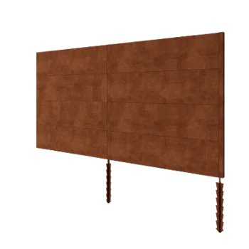 Recinzione in acciaio corten H4 - Set completo - 372 x 6 x 190 cm