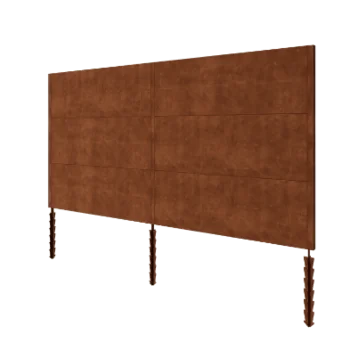 Recinzione in acciaio corten H3 - Set completo - 378 x 6 x 190 cm