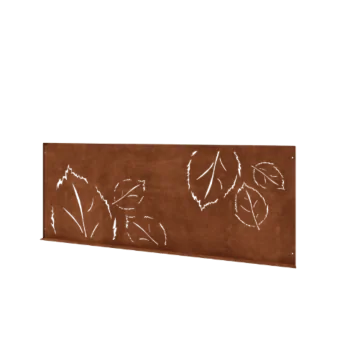 Grigliato decorativo in acciaio corten N - Panello - 149 x 3 x 60 cm
