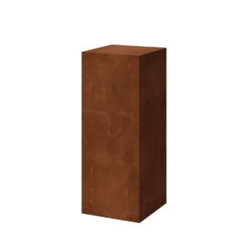 Piedistallo in acciaio corten - Ohio - 40 x 40 x 100 cm