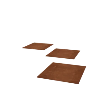 Passo giapponese in acciaio corten - Quadrato - 40 x 40 cm