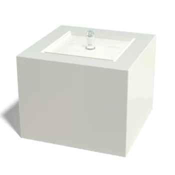 Fontana in alluminio - Lyra - 50 x 50 x 40 cm