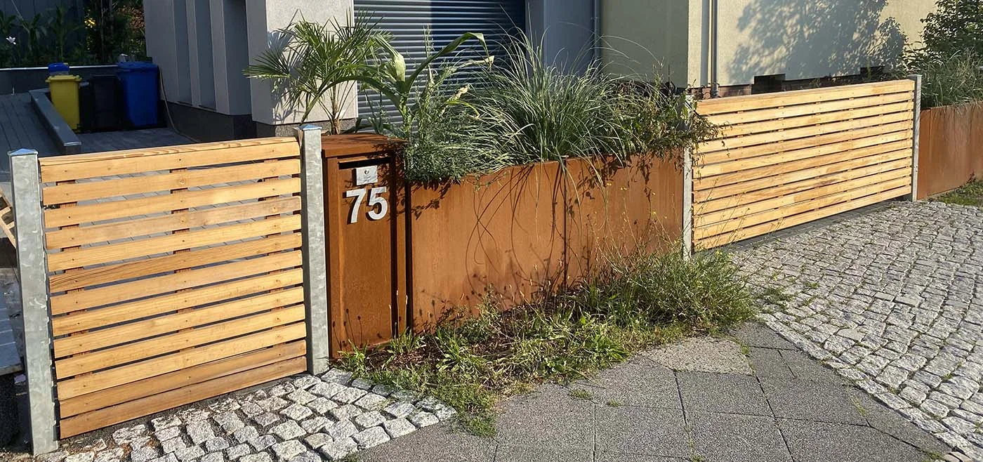 L'acciaio corten nel giardino di casa: ispirazioni e idee